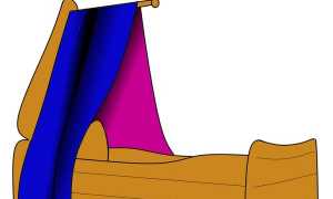 Балдахин на детскую кроватку: шьем сами