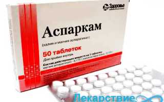 Аспаркам — официальная инструкция по применению (в форме таблеток), показания и противопоказания, препараты аналоги