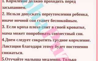 Как отучить от ночных кормлений ребенка на грудном вскармливании и смесью: Комаровский, отзывы с форума