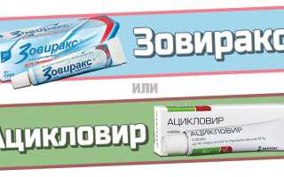 Ацикловир и Зовиракс