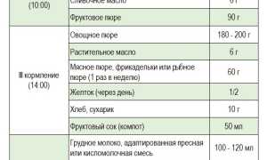 Меню 10 месячного ребенка на каждый день при грудном и искусственном вскармливании, рецепты