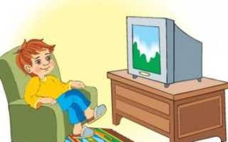 Можно ли грудничку смотреть телевизор