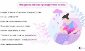 Хватает ли грудничку молока