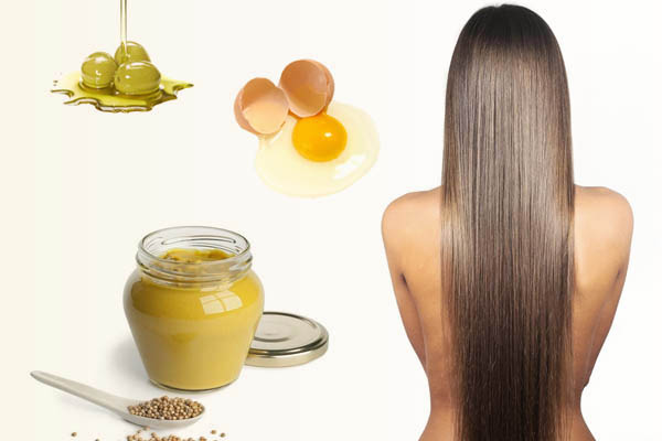 волосы горчица яйцо