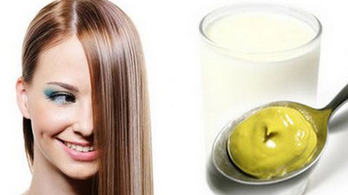 маски для волос с горчицей кефиром и медом