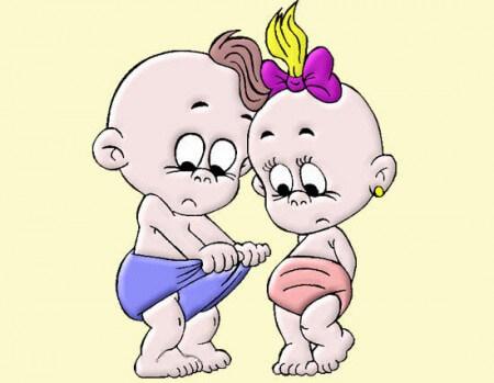 Как собрать мочу у новорожденной девочки, мальчика