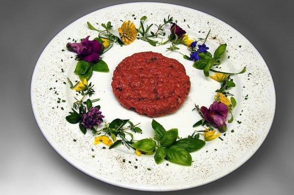 Мясное суфле с бульоном